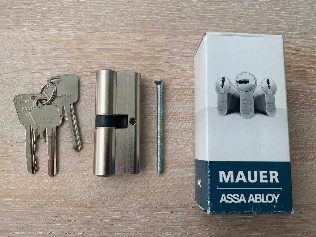 MAUER ASSA ABLOY  Cilinderslot, Ophalen of Verzenden, Nieuw, Rvs, Slot