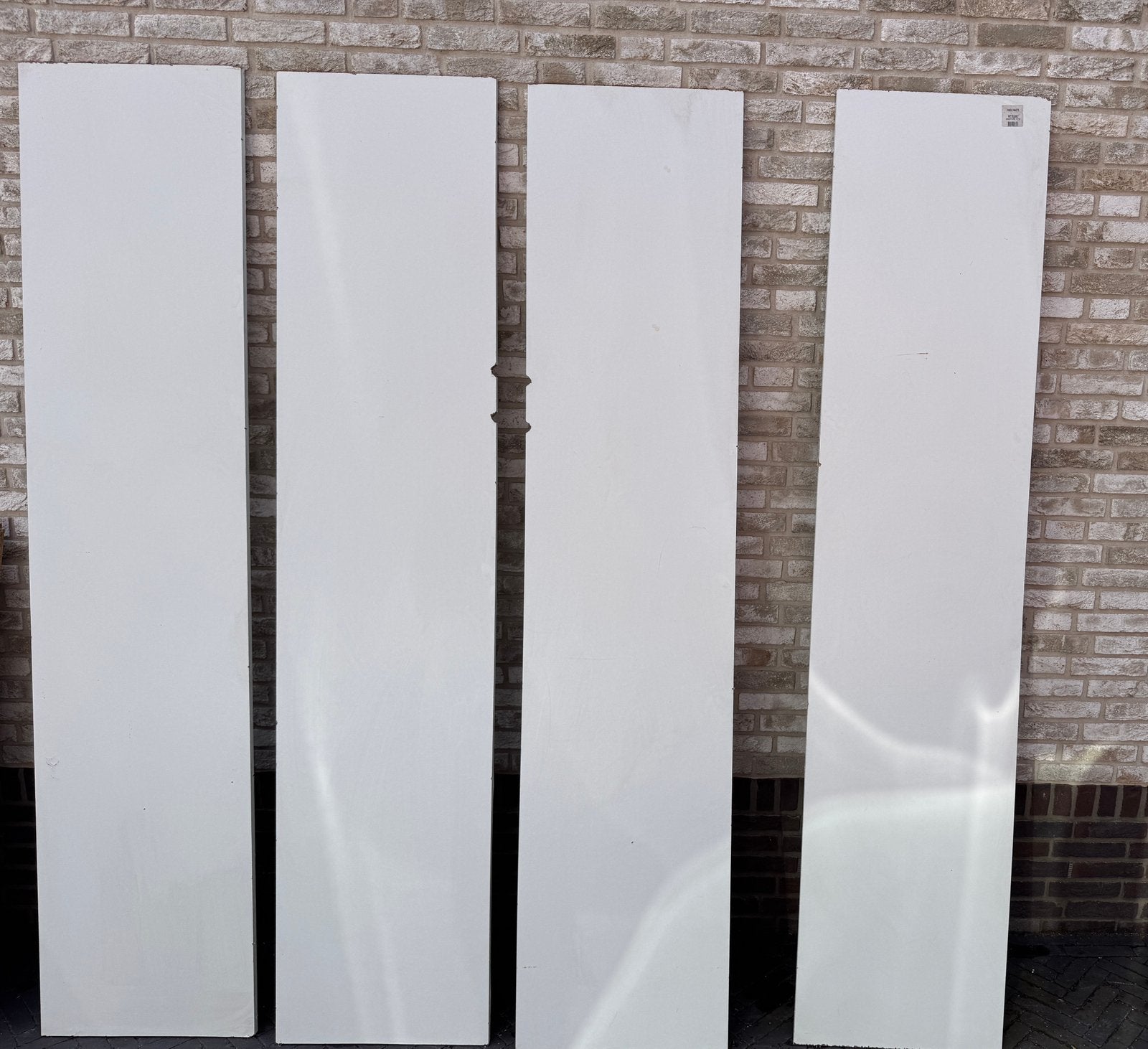 Meubelpaneel wit tweezijdig afgewerkt 18x500x2500 mm, Ophalen, Gebruikt