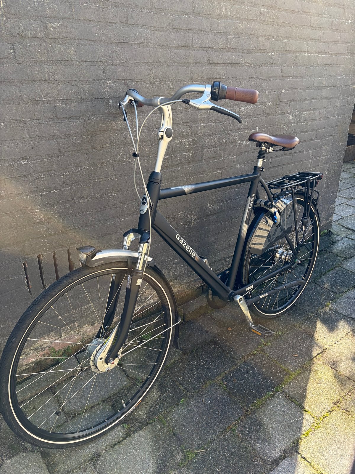 Gazelle Orange C7+ Herenfiets - 7 versnellingen, Fietsen en Brommers, Ophalen, Gebruikt, Velgrem, Versnellingen