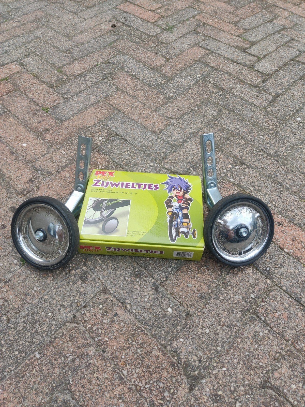Zijwieltjes voor kinderfiets - PEX, Ophalen, Zo goed als nieuw, PEX