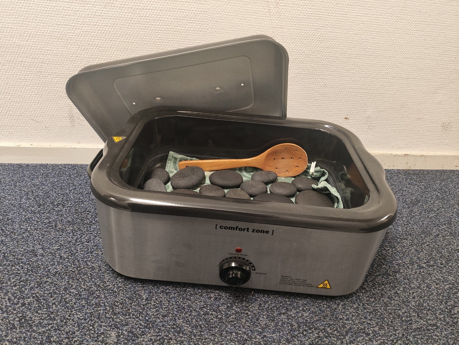 Comfort Zone Hot Stone Heater met stenen, Ophalen, Gebruikt