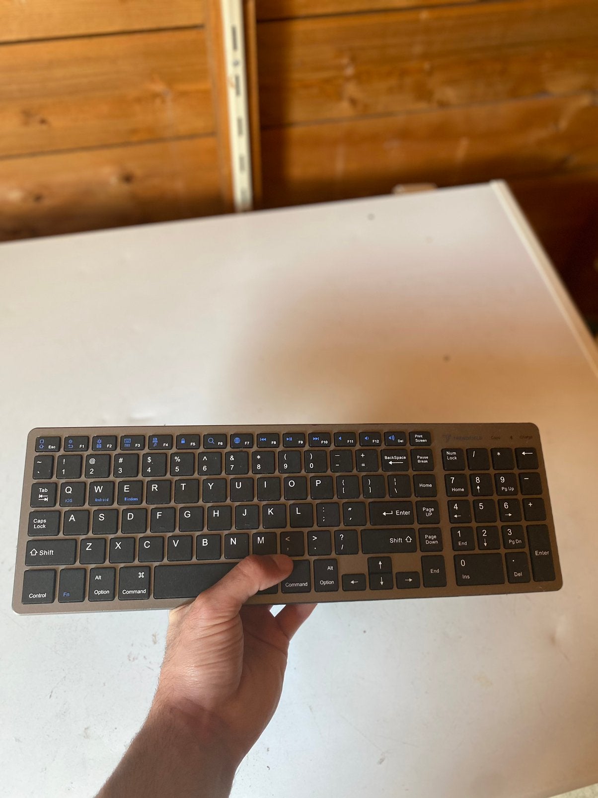 Trendfield Wireless Keyboard – Model E76, Ophalen of Verzenden, Gebruikt, Draadloos