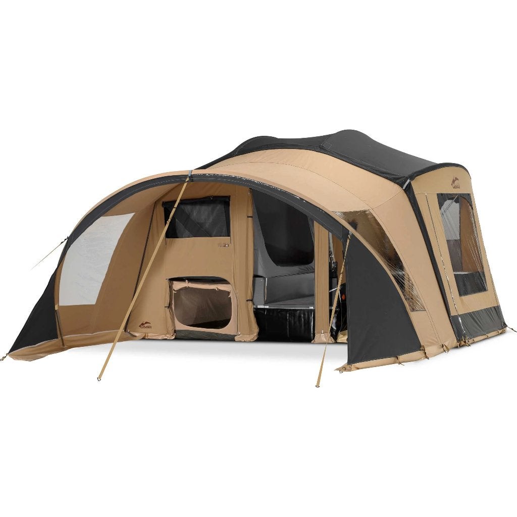 De Cabanon luxe panorama luifel en voorwand met YKK rits, Ophalen of Verzenden, Zo goed als nieuw, Tot en met 4