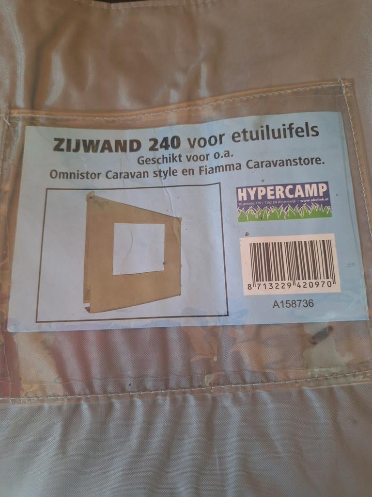 Zijwanden caravan Omnistor/Fiamma/Euro Trail/Obelink, Ophalen of Verzenden, Gebruikt