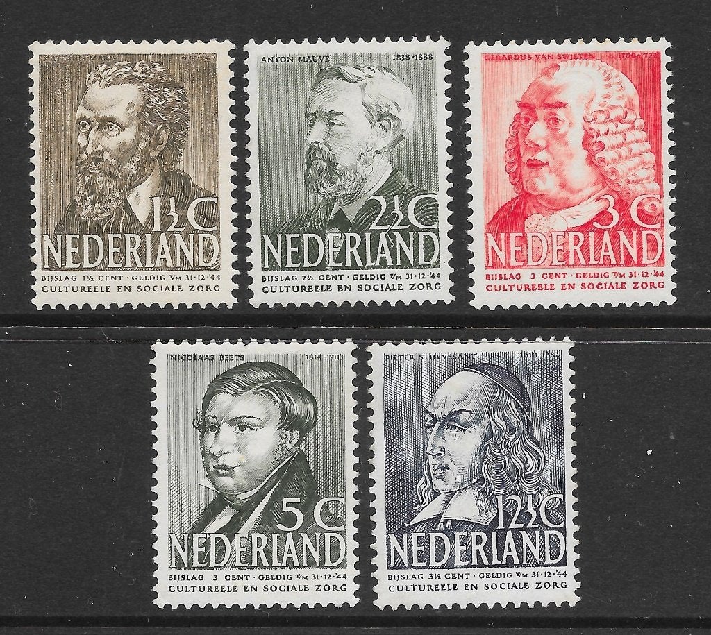 Nvph 318-22 postfris cw 33,50, Ophalen of Verzenden