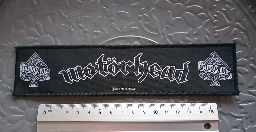 Motorhead leuke  grote strip patch 26 nieuw 5x20 cm, Ophalen of Verzenden, Nieuw, Kleding