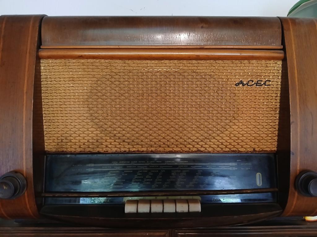 ACEC oude radio - 78 toeren platenspeler, Ophalen, Overige merken