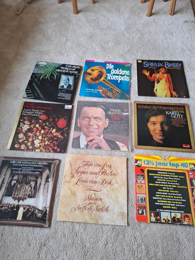 Diverse LP's: Klassiek, Pop & Jazz Collectie, Cd's en Dvd's, Vinyl | Pop, Ophalen of Verzenden, Gebruikt, 12 inch