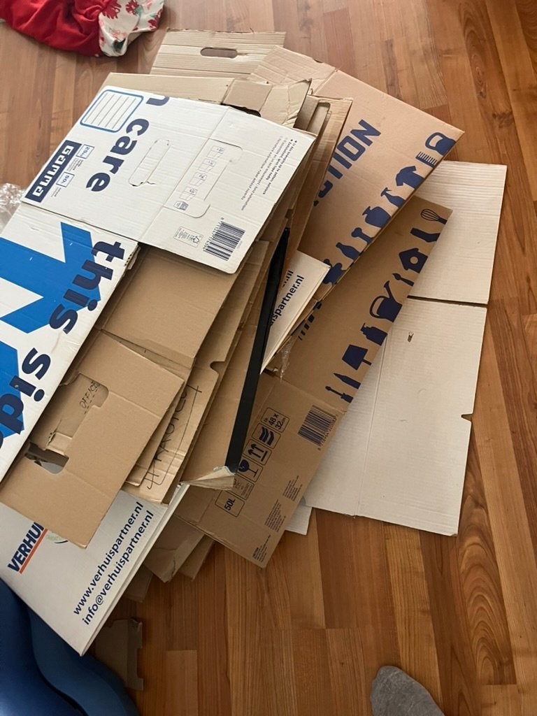 Moving boxes €0.50 p/s, Ophalen, 40 tot 60 cm, 35 tot 50 cm, Doos