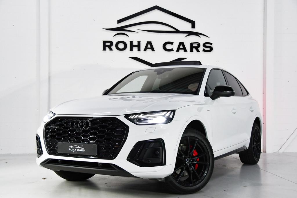 Audi Q5 Competition 45TFSI 3X S-Line Pano Matrix camera Blin, Auto's, Automaat, Gebruikt, Q5, Parkeerassistent