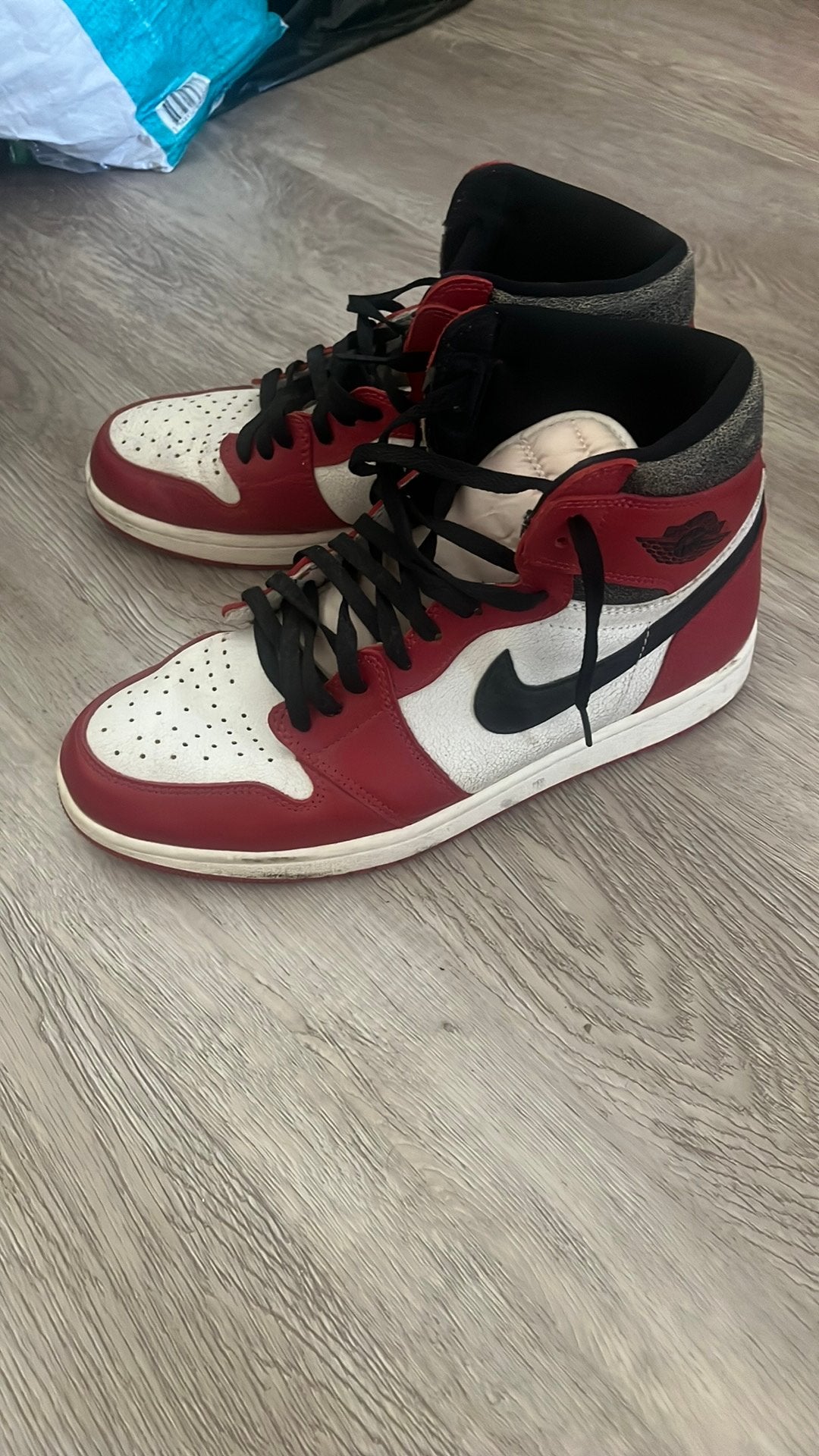 Air Jordan 1 lost and found, Overige kleuren, Ophalen of Verzenden, Sneakers of Gympen, Gedragen