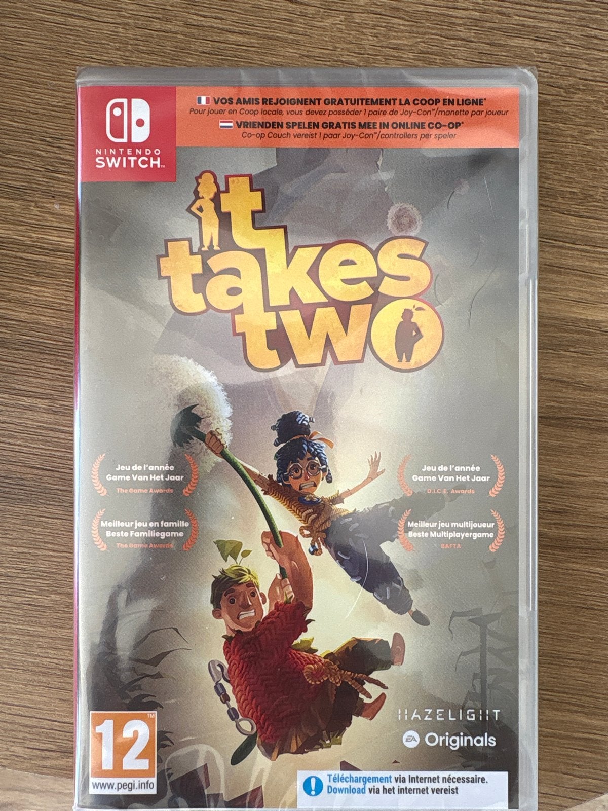 It Takes Two - Nintendo Switch (Nog geseald), Avontuur en Actie, Eén computer, Ophalen of Verzenden, Vanaf 12 jaar