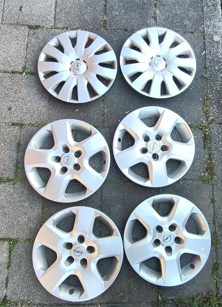 Opel Astra Zafira Mervia wieldoppen 16 inch, Auto diversen, Wieldoppen, Ophalen of Verzenden, Gebruikt