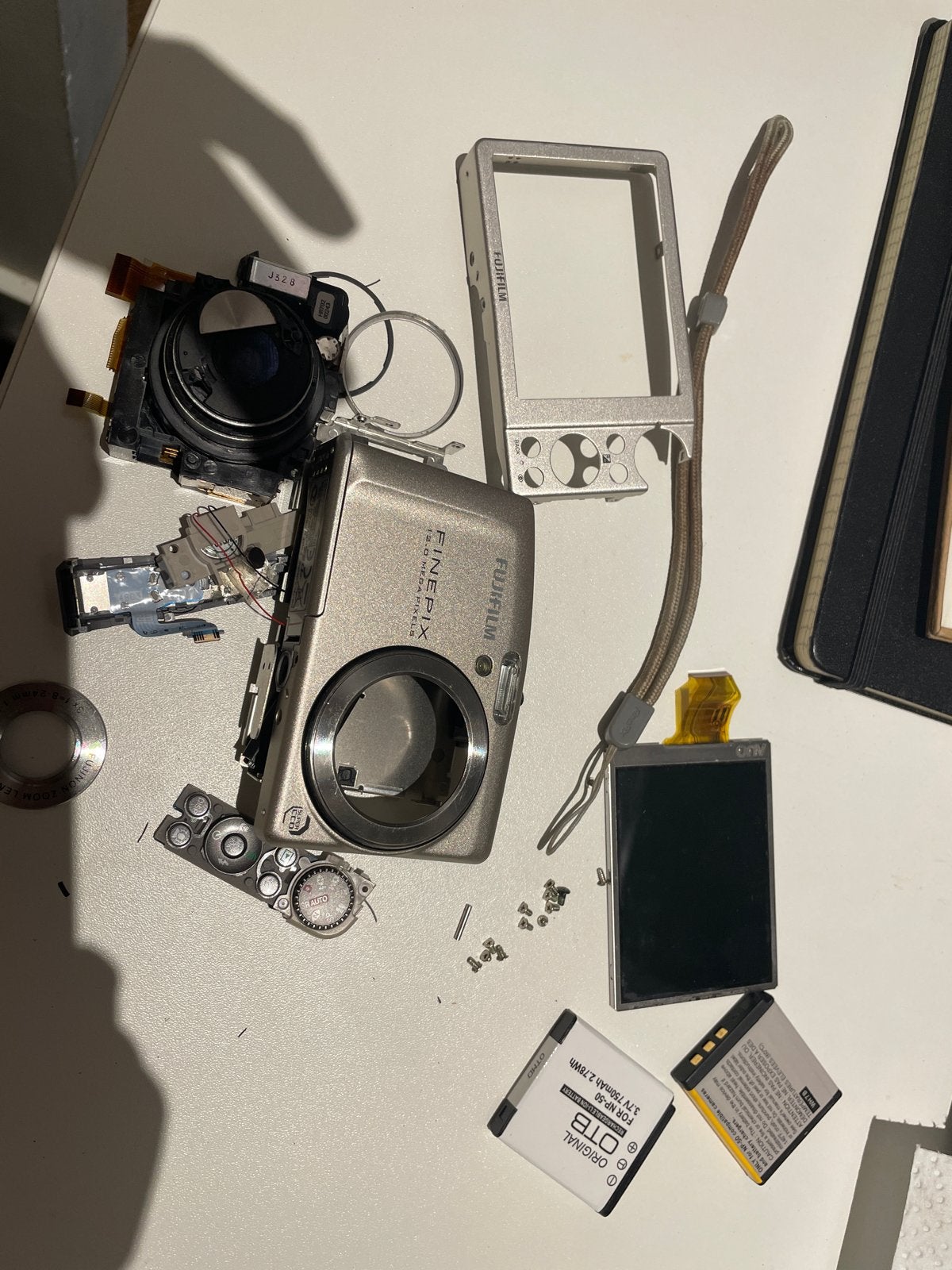 FujiFilm FinePix F60fd - Onderdelen, Overige merken, Camera, Ophalen of Verzenden, Niet werkend