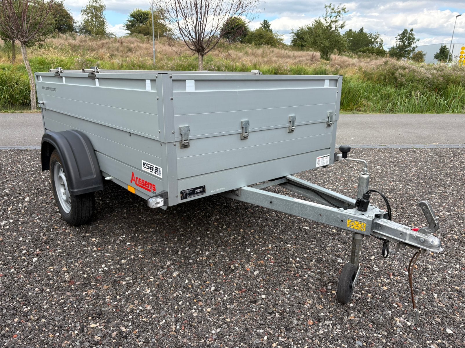 ANSSEMS Bagagewagen 211x126x48  ( bj 2021 ), Auto diversen, Aanhangers en Bagagewagens, Ophalen, Zo goed als nieuw