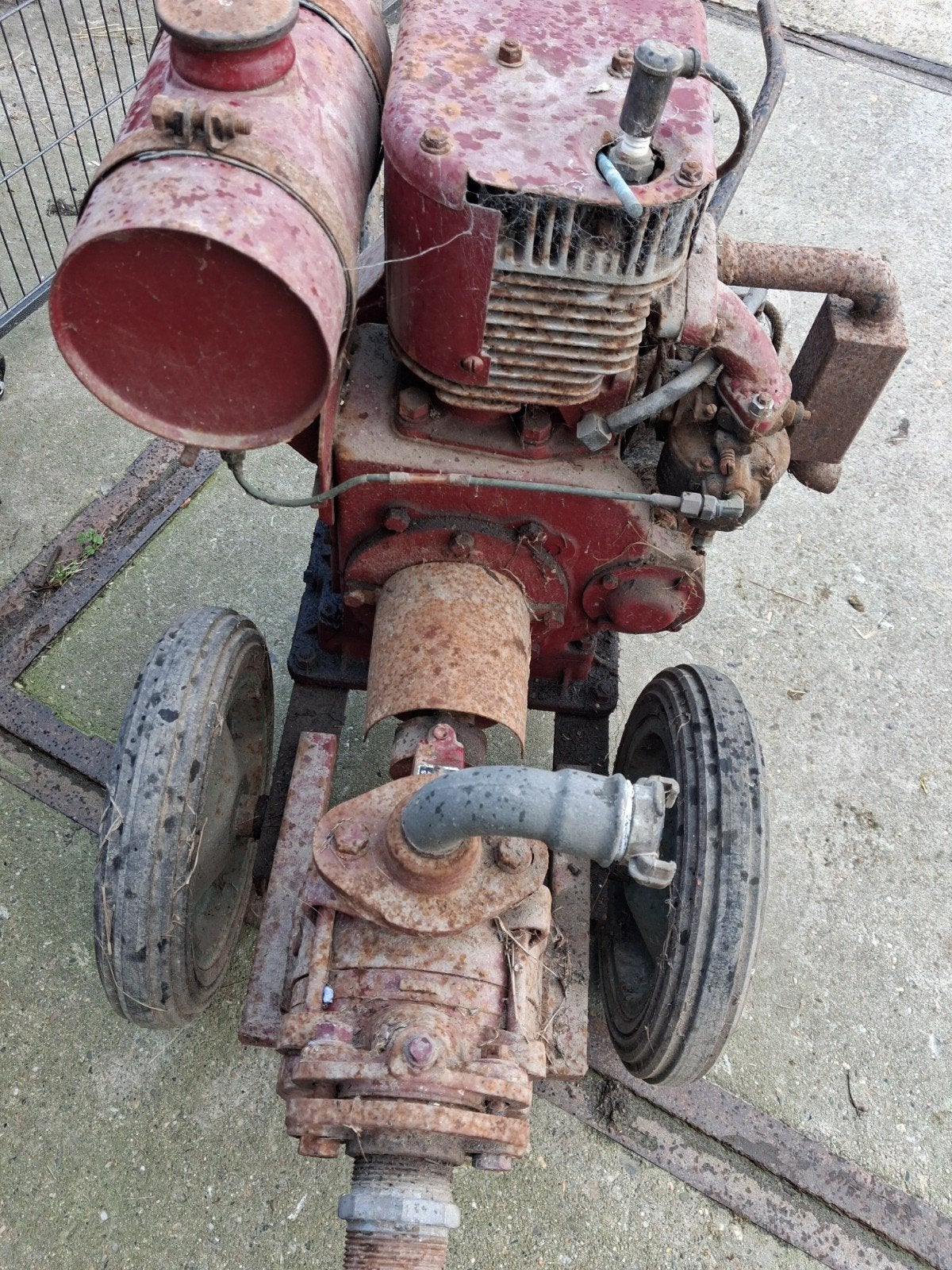 waterpomp, Ophalen, Gebruikt, Benzinemotor
