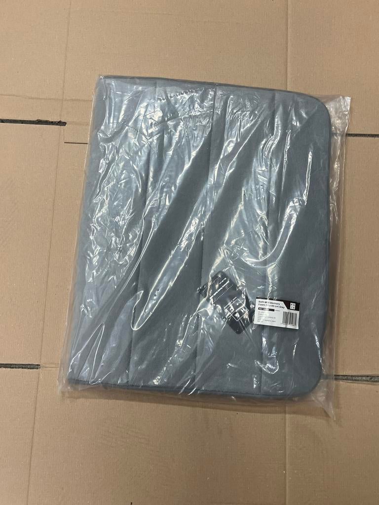 H&C Memory Foam Badmat Grijs 50x80 cm - Nieuw, Nieuw, Ophalen of Verzenden, Grijs, Nvt