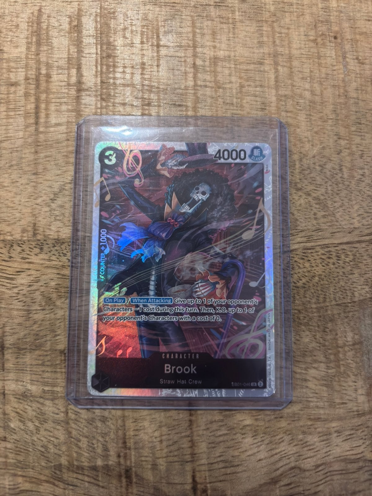 One Piece Card Game Brook EB01-040 Character Kaart, Ophalen of Verzenden, Zo goed als nieuw