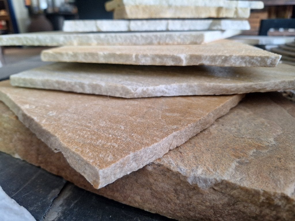 wandbekleding flagstones Brasil Yellow 1-1,5 cm dik, Tuin en Terras, Ophalen of Verzenden, Nieuw, Overige typen