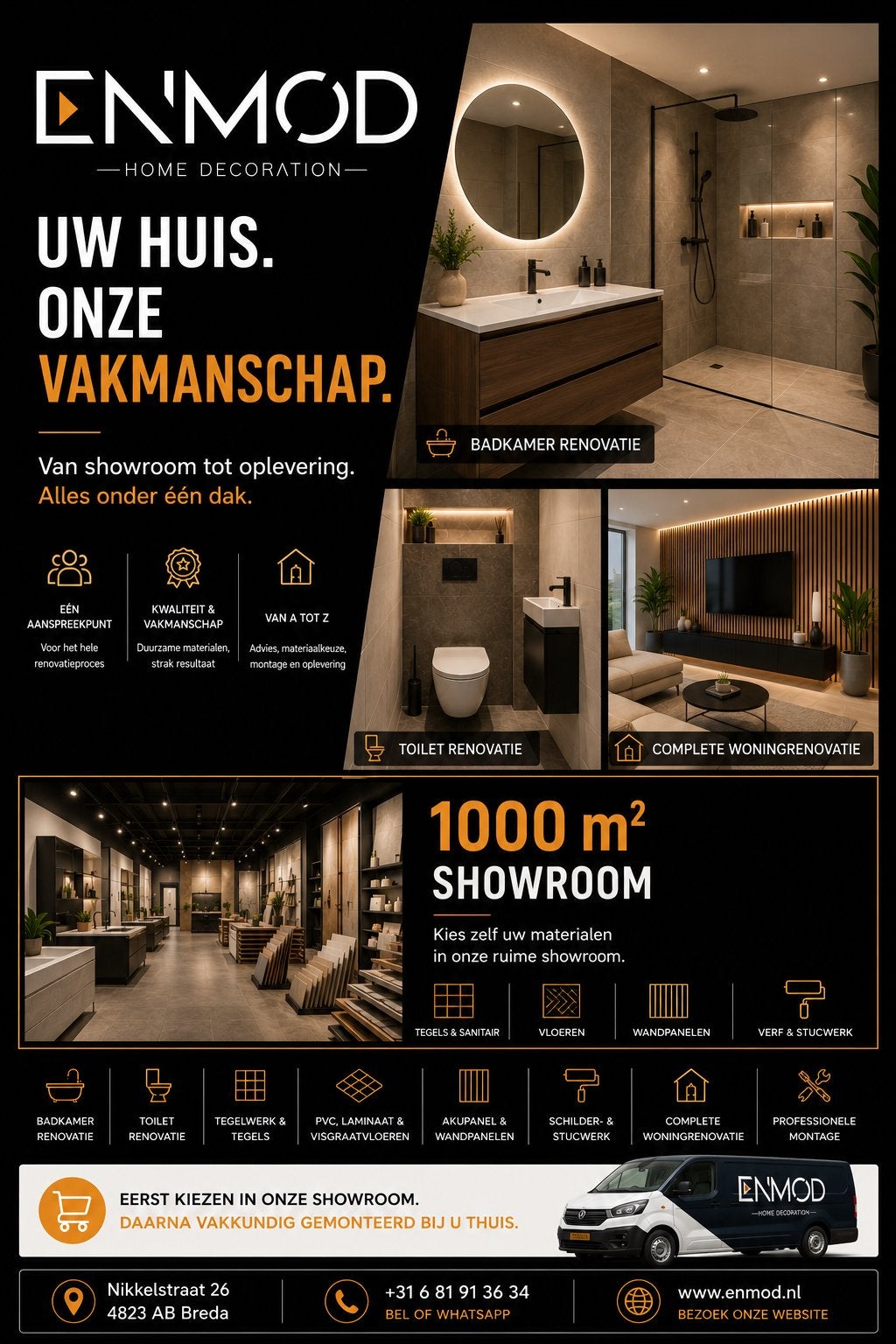 Badkamer & Toilet renovatie | Complete woningrenovatie, Diensten en Vakmensen, Klussers en Klusbedrijven, Garantie