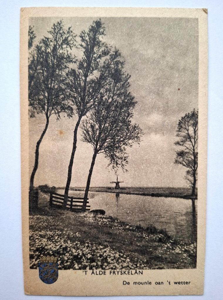 Ansichtkaart ’t alde Fryskelan – rond 1930, Verzenden, 1920 tot 1940, Ongelopen, Friesland