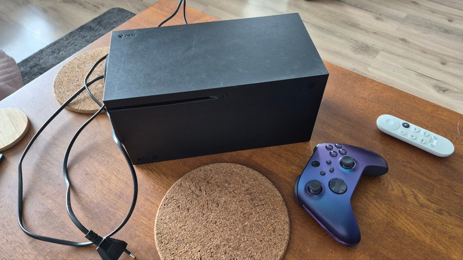 Xbox Series X met controllers, harde schijf en racestoelset, Ophalen, Gebruikt, Xbox Series X
