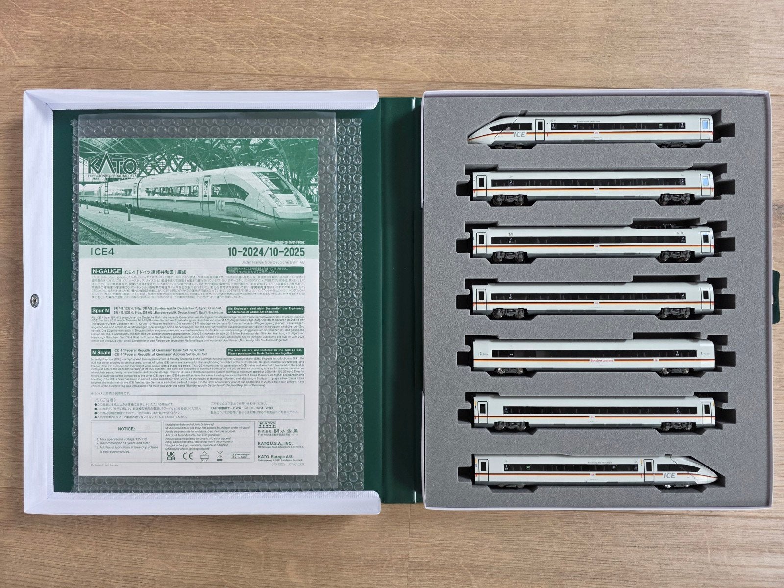 Kato ICE 4 10-2024 en 10-2025, Treinset, Gelijkstroom, Nieuw, Analoog