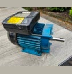 Elektrische motor - Zo goed als nieuw, Doe-het-zelf en Verbouw, Motoren, Zo goed als nieuw, Elektromotor, 1800 rpm of meer, Ophalen