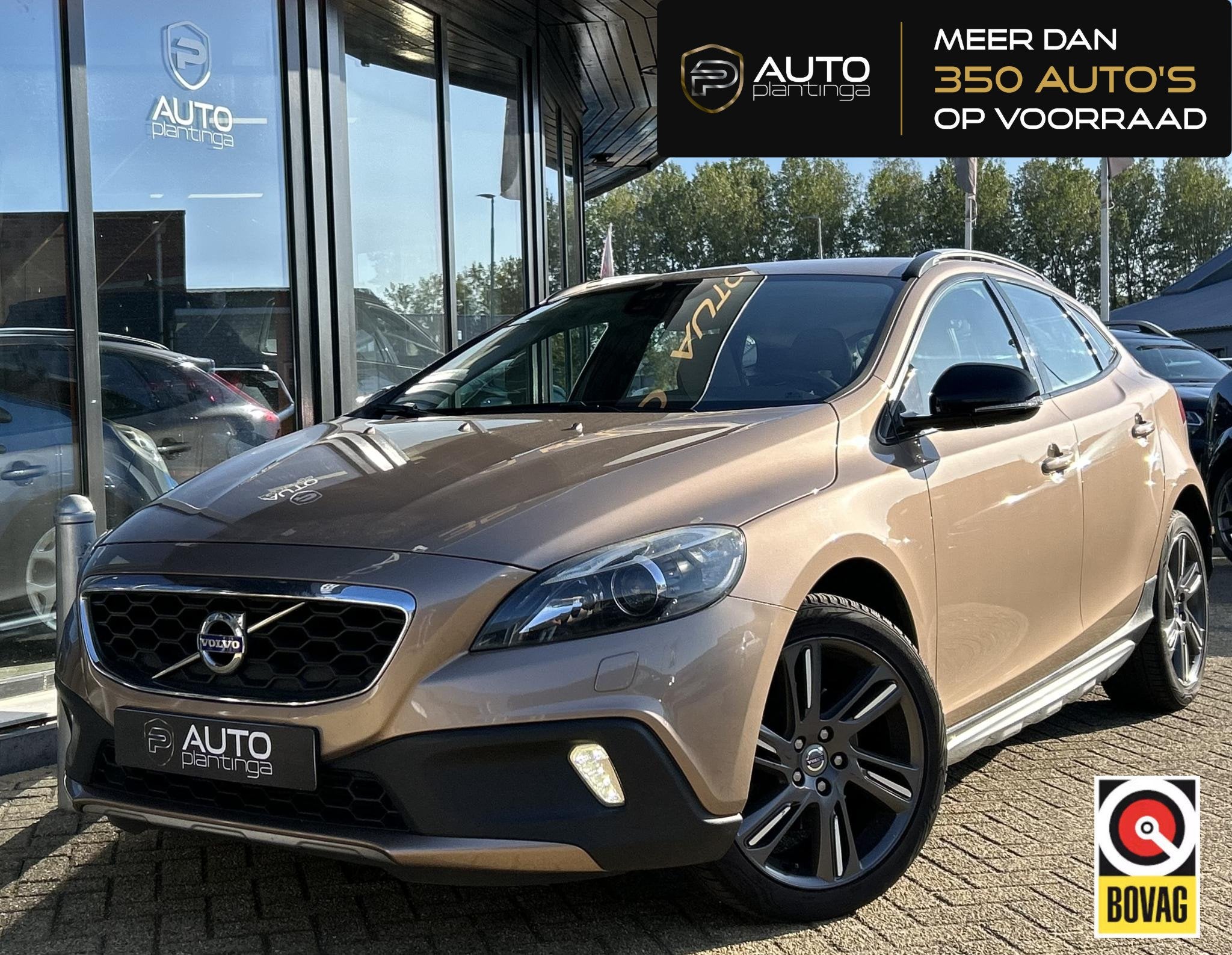 Volvo V40 Cross Country 1.6 T4 Summum 179PK | NL AUTO | NAP, Auto's, Voorwielaandrijving, 4 cilinders, Bruin, 179 pk