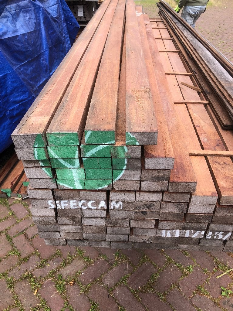 Regels vlonder terras balken, Tuin en Terras, Terrasdelen en Vlonders, Ophalen of Verzenden, Nieuw, Hout