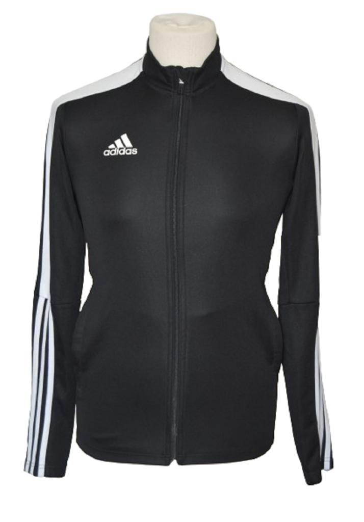Adidas jack, trainingsjack, zwart, Mt. XS, Verzenden, Zwart, Zo goed als nieuw, Adidas