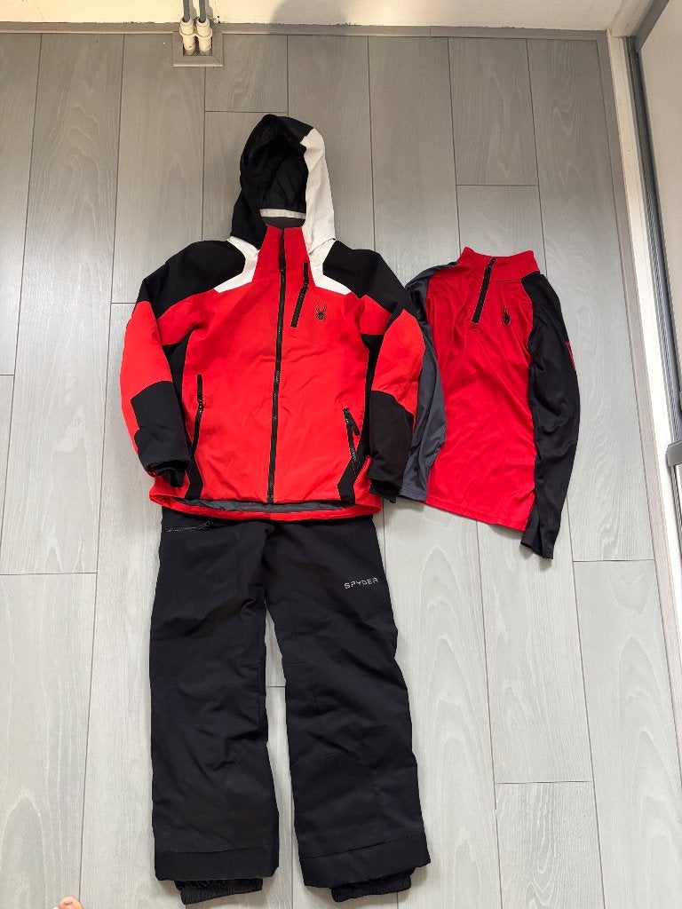 Leuk Spyder ski outfit voor jongens, Kleding | Heren, Ophalen of Verzenden, Gedragen, Overige maten, Pak