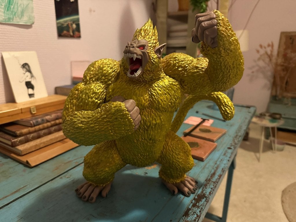 Dragon Ball GT - Golden Great Ape Goku (Ichibansho SOFVICS), Ophalen, Zo goed als nieuw, Fantasy