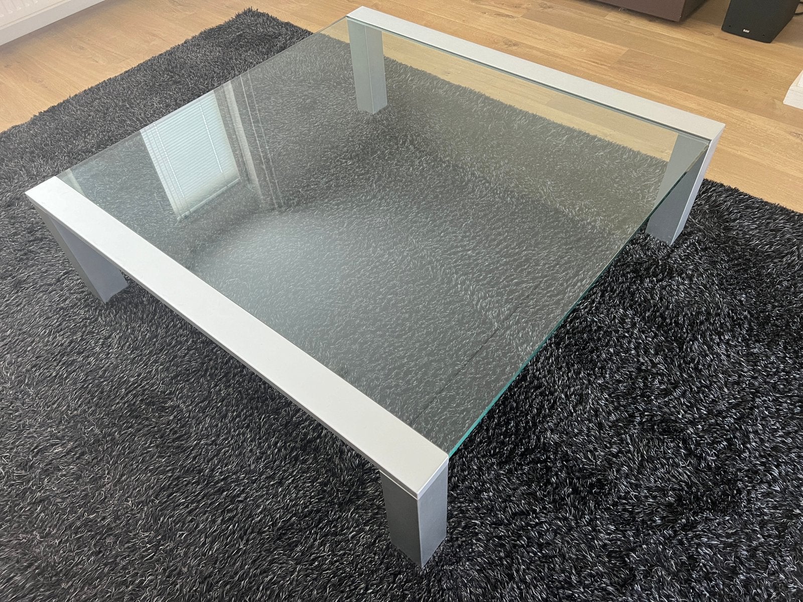 MOET NU WEG!! Salontafel | Gallotti & Radice | ITA Design, Ophalen, Vierkant, Zo goed als nieuw, Glas