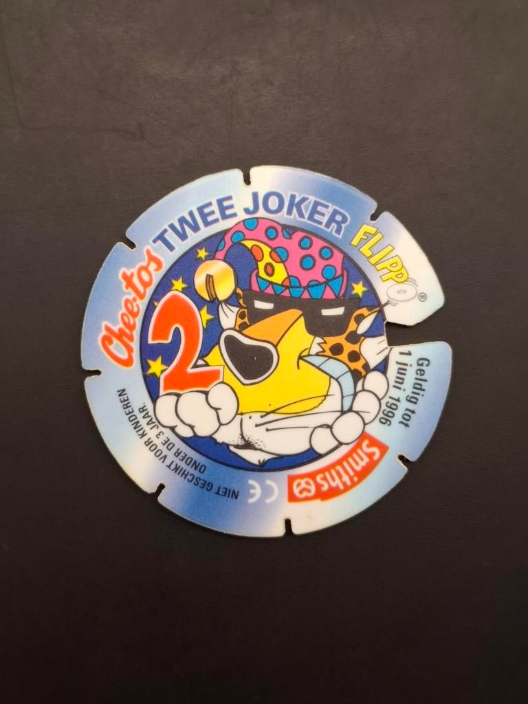 Zeldzame Cheetos Joker Flippo, Verzamelen, Flippo's, Ophalen of Verzenden, Cheetos 24 Game, Losse flippo's