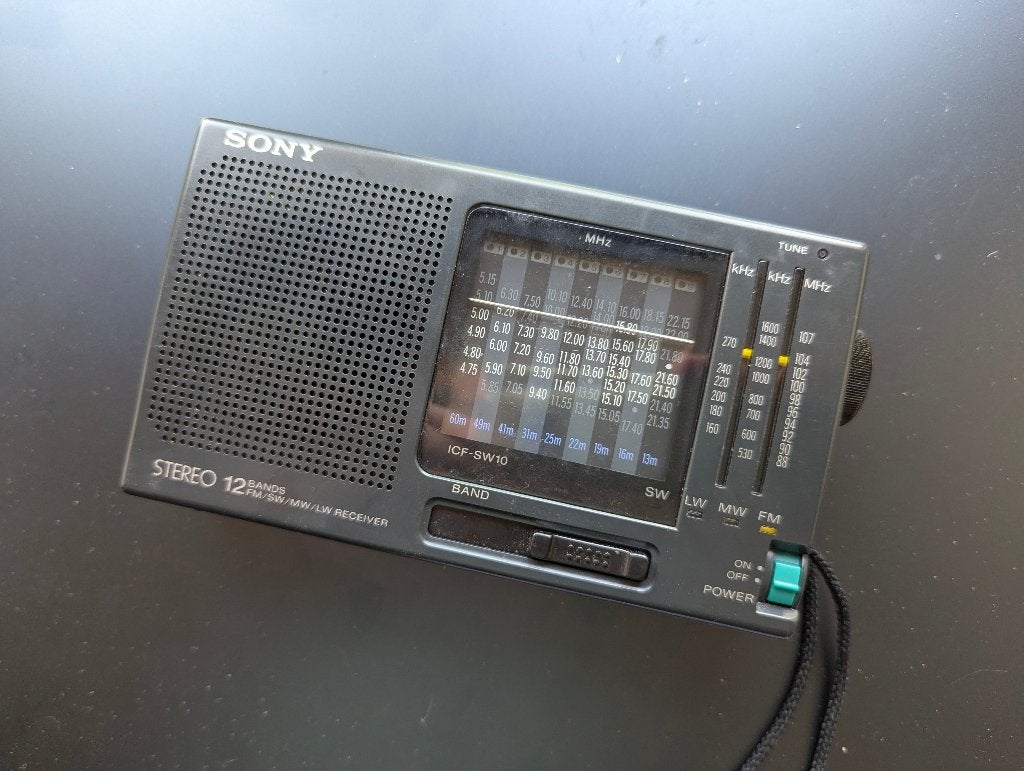 Sony ICF-SW10 wereldontvanger, Ophalen of Verzenden, Gebruikt, Wereldontvanger