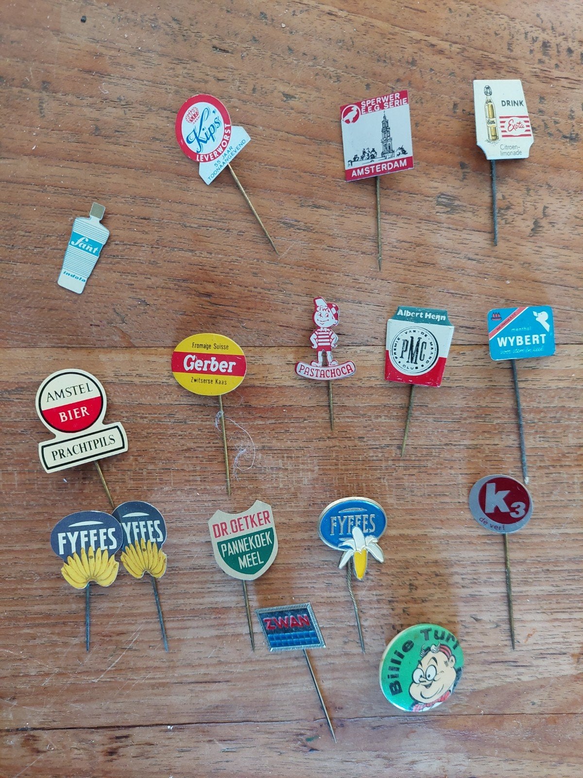 Vintage Reclame Speldjes / Pins - Diverse Merken, Ophalen of Verzenden, Gebruikt