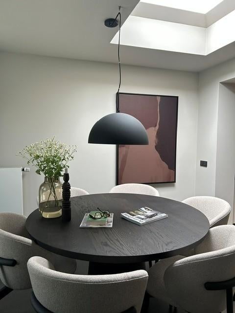 Hanglamp design 50 x 30cm, Huis en Inrichting, Lampen | Hanglampen, Ophalen, Gebruikt, Metaal, Strak