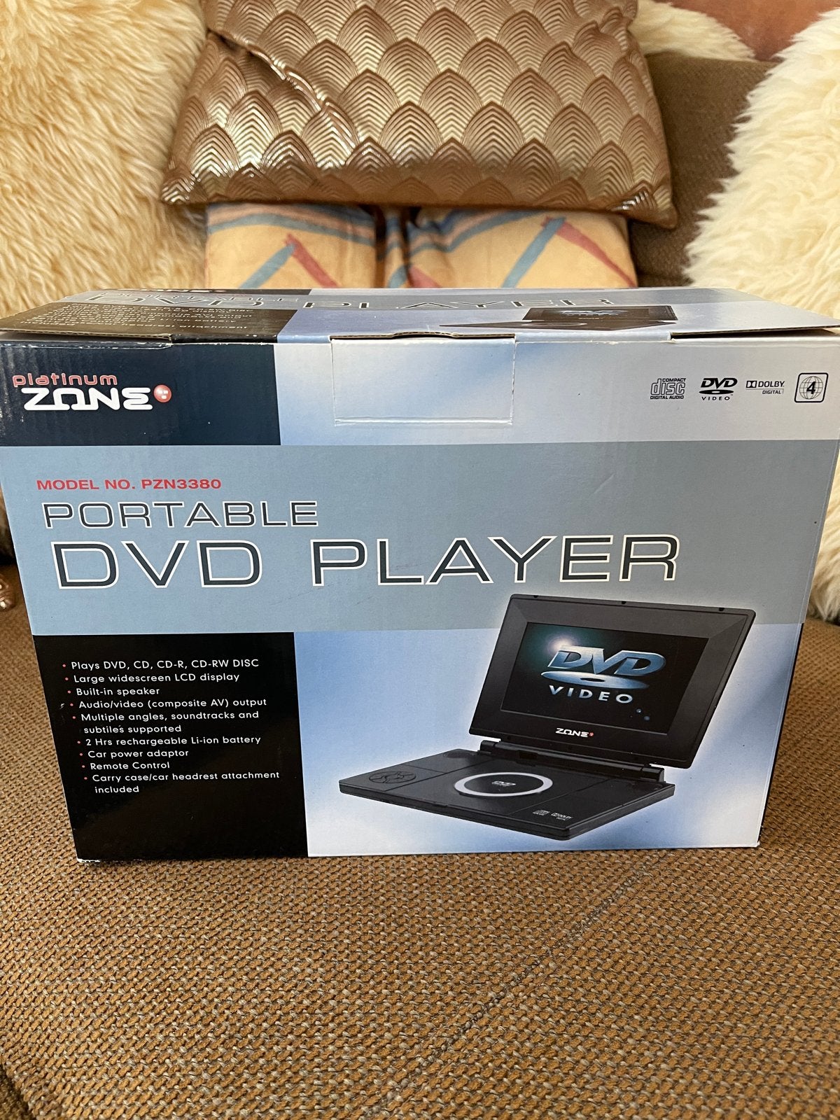 Nieuwe draagbare DVD/CD-speler met 8 inch scherm, Draagbaar, Nieuw, Ophalen, Overige merken