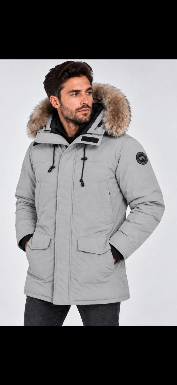 Canada goose jassen lange model heren, Ophalen, Zo goed als nieuw, Zwart