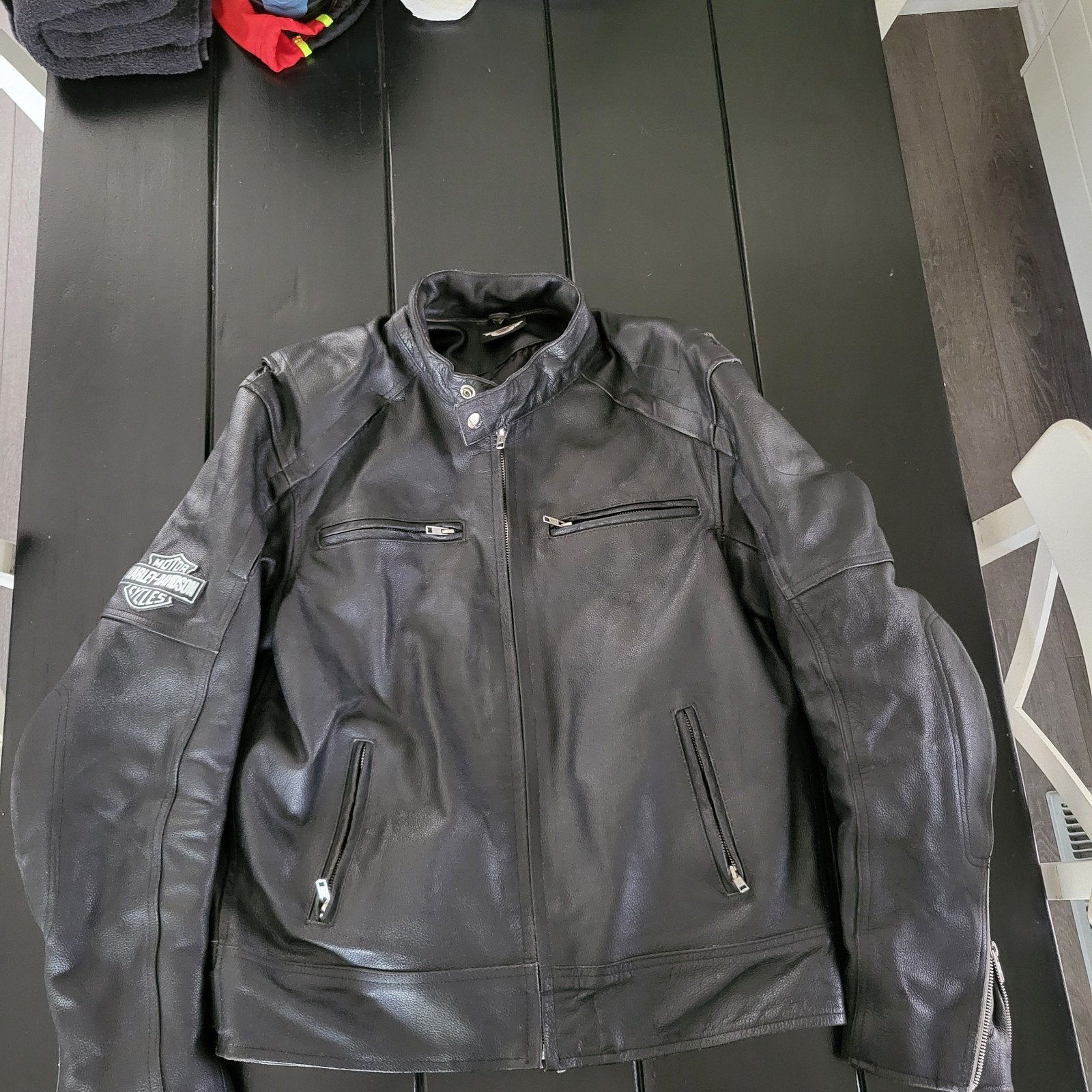Mooi Harley-Davidson motorjack leer maat L, Ophalen, Harley-Davidson, Heren, Jas | leer