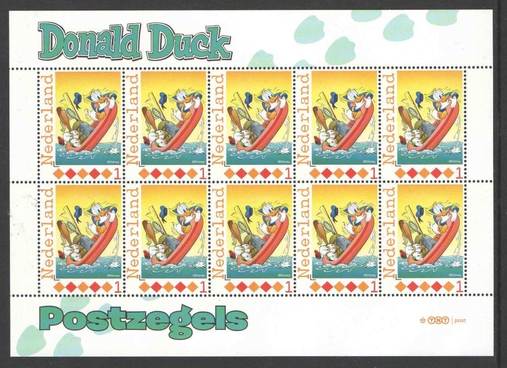 Postzegels Donald Duck, Ontdek Duckstad: Vel 16, Postzegels en Munten, Ophalen of Verzenden, Na 1940, Postfris