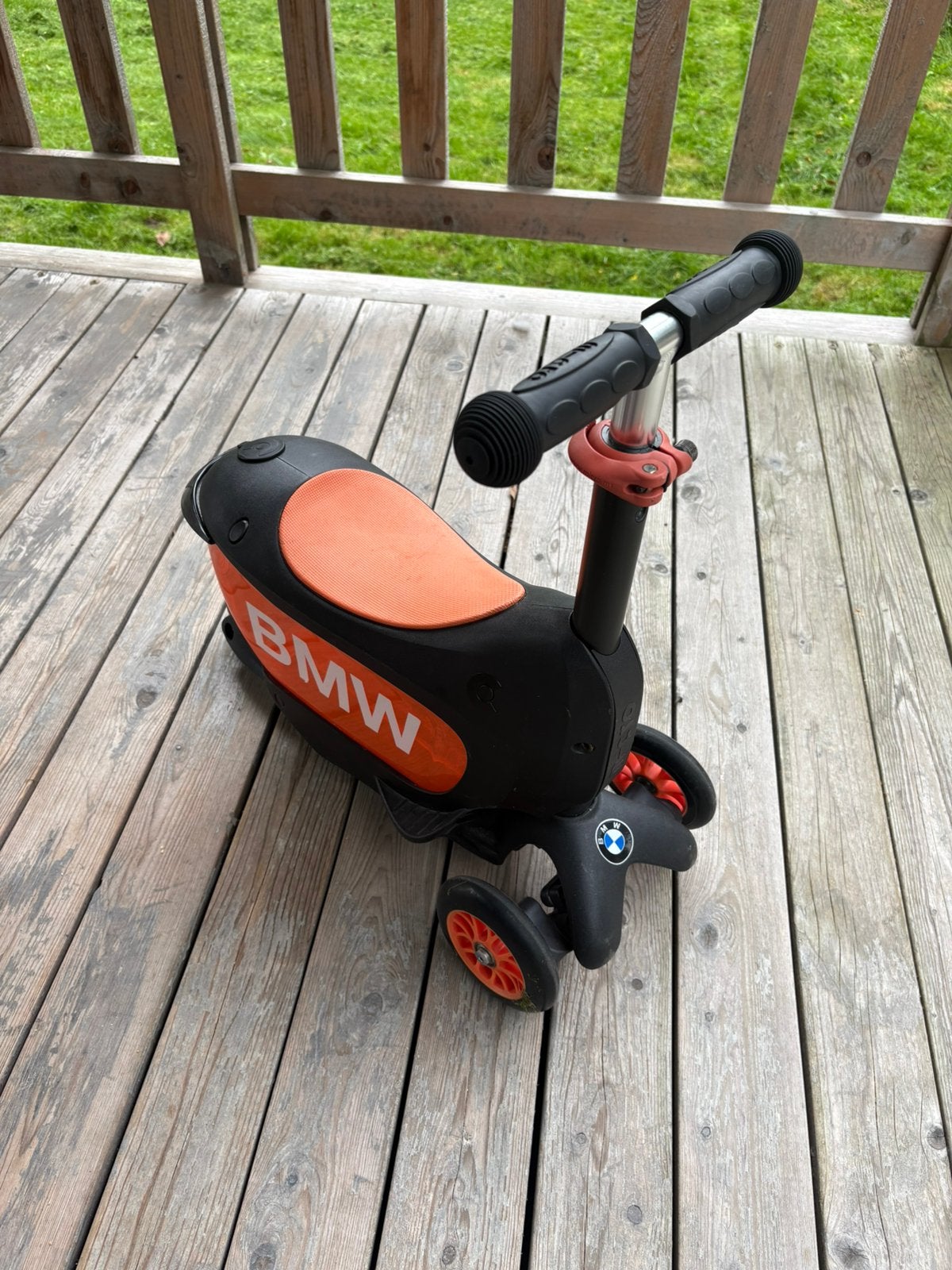 Originele BMW loopauto. Babyracer kinderstep, Fietsen en Brommers, Ophalen, Zo goed als nieuw
