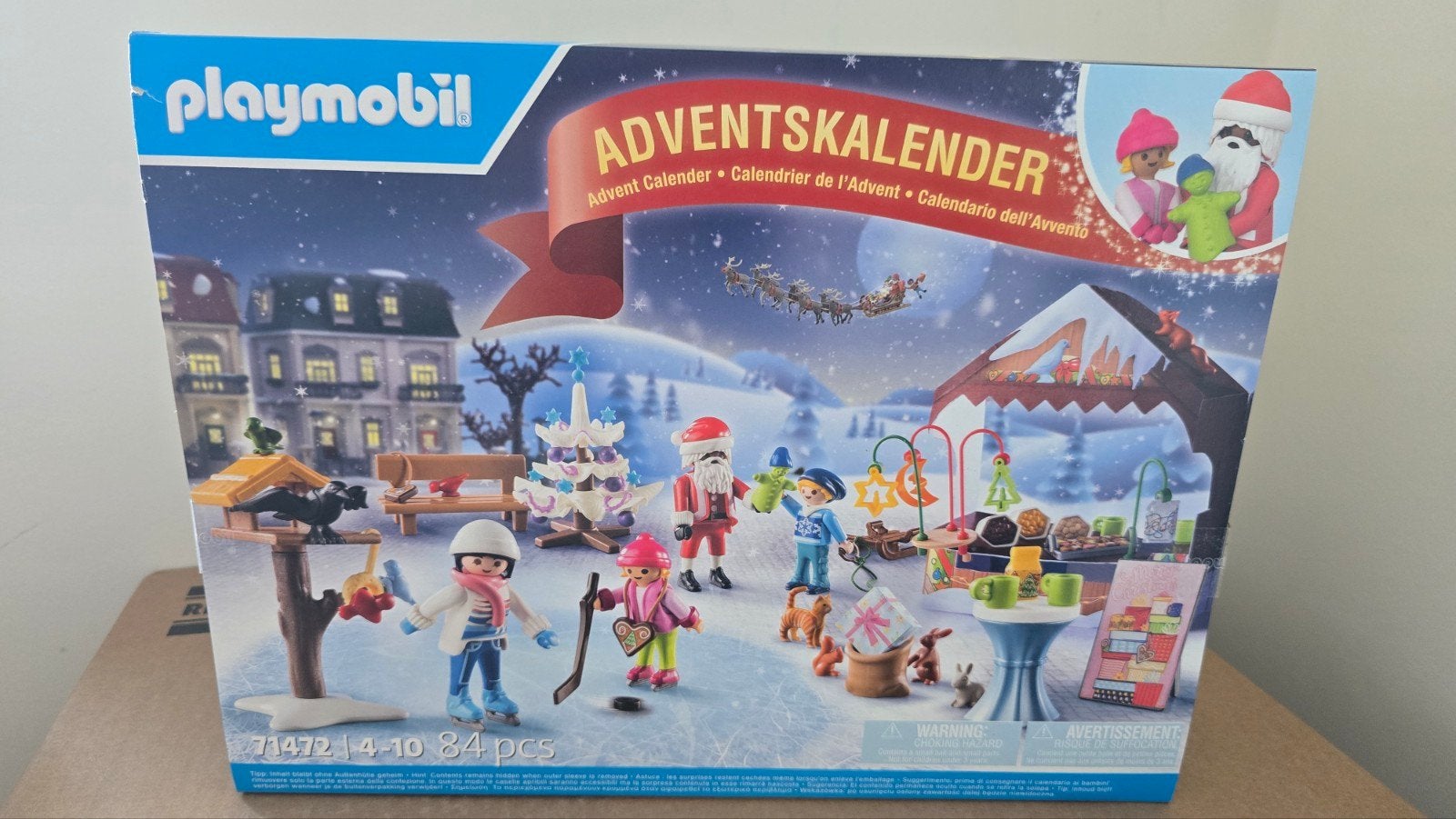 Playmobil 71472 Adventkalender Kerst nieuw in doos, Complete set, Nieuw, Ophalen of Verzenden, Figuren