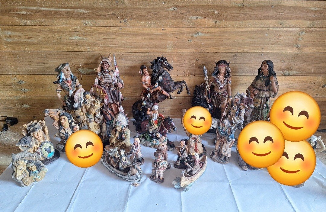Diverse indianen beelden, Ophalen of Verzenden, Mens