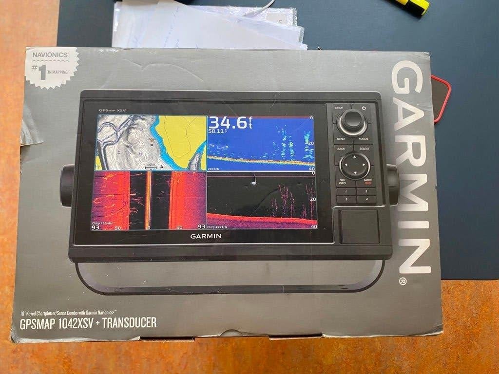 Garmin GPSMAP 1042xsv inclusief transducer en Garmin radar, Ophalen, Zo goed als nieuw, Radar