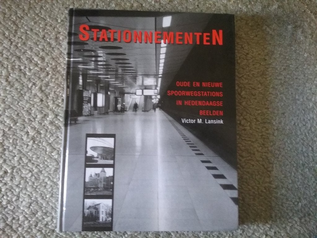 Stationnementen - oude & nieuwe stations / VM Lansink (2001), Ophalen of Verzenden, Zo goed als nieuw, Trein, Boek of Tijdschrift
