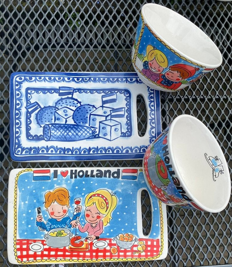 Blond Amsterdam servies, Ophalen, Zo goed als nieuw, Aardewerk, Schaal of Schalen