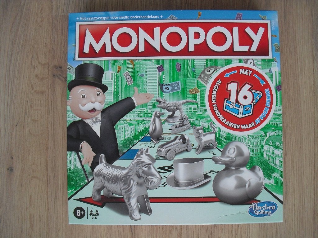 Monopoly modern compleet& als nieuw, Hobby en Vrije tijd, Drie of vier spelers, Ophalen of Verzenden, Zo goed als nieuw, Hasbro