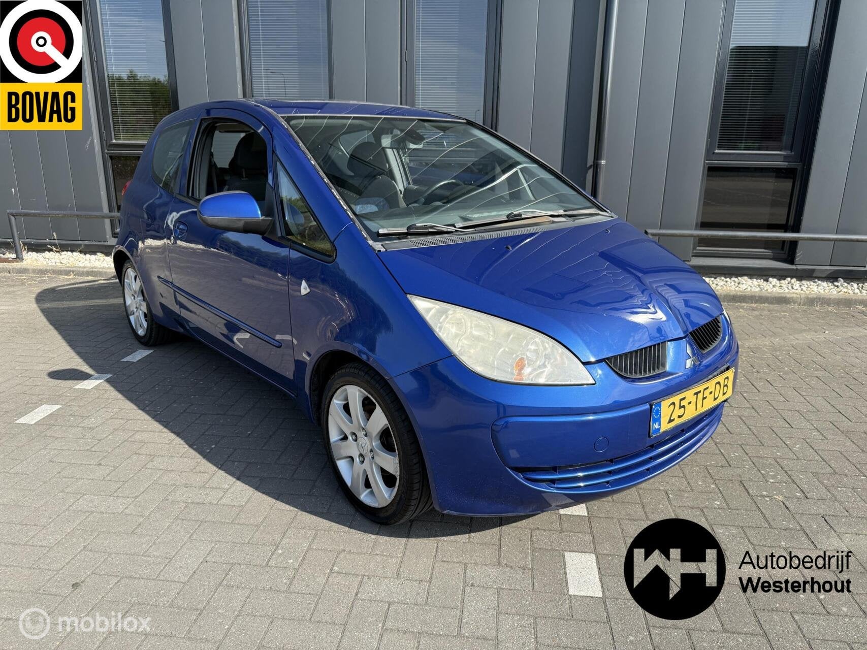 Mitsubishi Colt 1.5 QS Ninety NWE APK AIRCO, Auto's, Gebruikt, 4 cilinders, Blauw, Colt